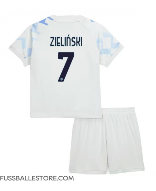 Günstige Inter Milan Piotr Zielinski #7 Auswärts Trikotsatzt Kinder 2025-26 Kurzarm (+ Kurze Hosen) Günstige Inter Milan Piotr Zielinski #7 Auswärts Trikotsatzt Kinder 2025-26 Kurzarm (+ Kurze Hosen)